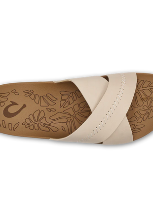 Women's Kipe‘A ‘Olu Leather Slide Sandals