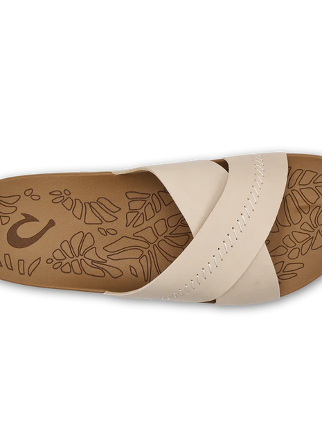 Women's Kipe‘A ‘Olu Leather Slide Sandals