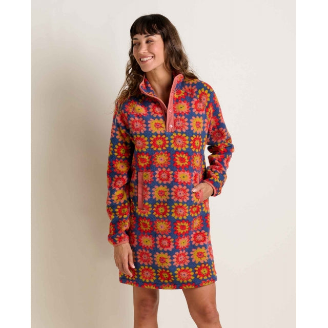 Toad&Co | CAMPO FLEECE 1/4 SNAP DRESS – Toad&Co - Golden