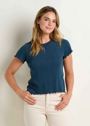 Foothill Pointelle SS Baby Tee