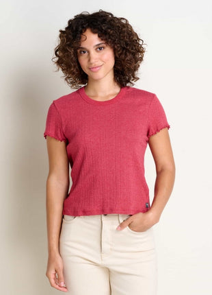 Foothill Pointelle SS Baby Tee