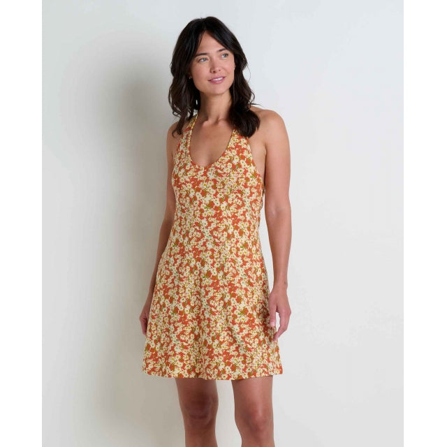 plumeria halter dress Toad&Co Plumeria Halter Sleeveless Dress