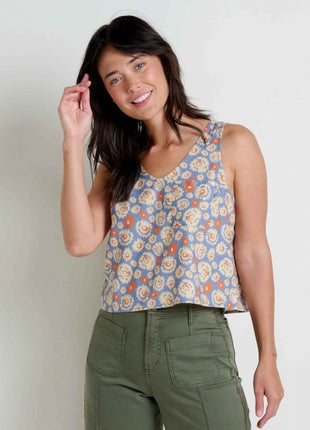 Taj Hemp Button Back Tank