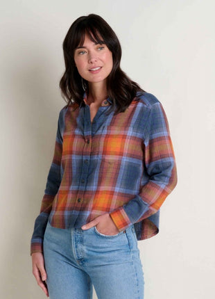 Womens Re-Form Long Sleeve Boxy Flannel
