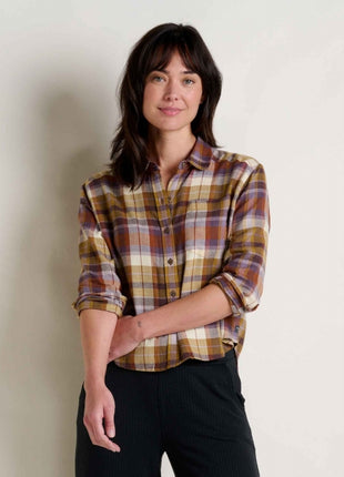 Womens Re-Form Long Sleeve Boxy Flannel