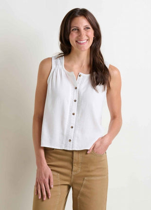 Manzana Button Front Tank