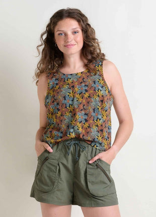 W's Sunkissed Button Back Tank