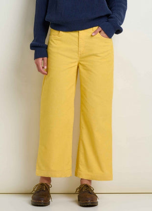 Womens Coaster Cord Wide Leg Pant