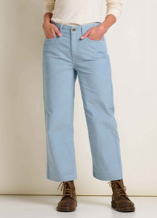 Womens Coaster Cord Wide Leg Pant