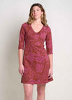 Violet Leaf Print