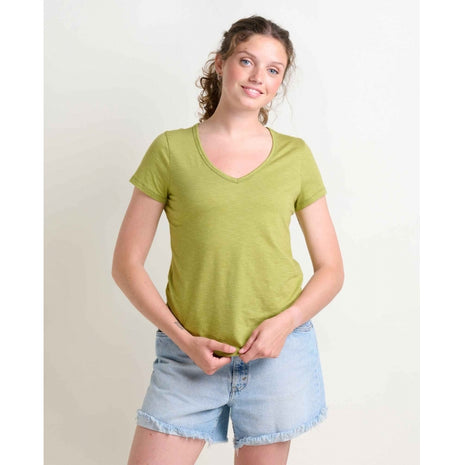 Womens Marley Short Sleeve V Tee