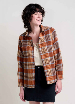 Womens Folk Yeah Shirt Jacket