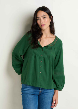 Womens Manzana Peasant LS Shirt