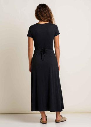 toad and co rose midi dress Toad & Co Rose Midi Short Sleeve Dress - Black
