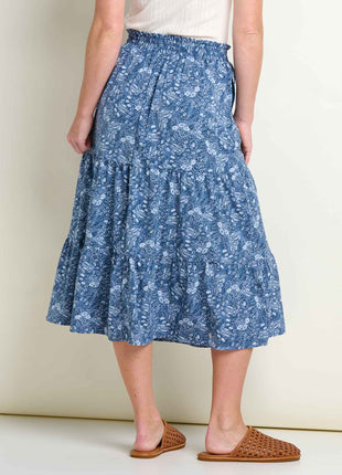 Women's Sunkissed Tiered Midi Skirt