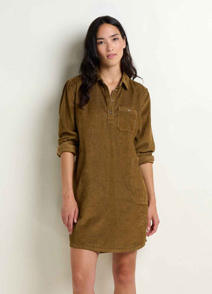 Womens Cascadia Popover LS Cord Dress