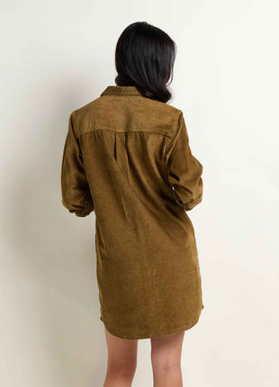 Womens Cascadia Popover LS Cord Dress