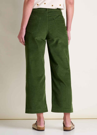 Womens Coaster Cord Wide Leg Pant