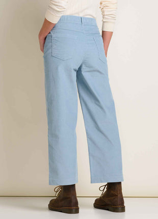 Womens Coaster Cord Wide Leg Pant
