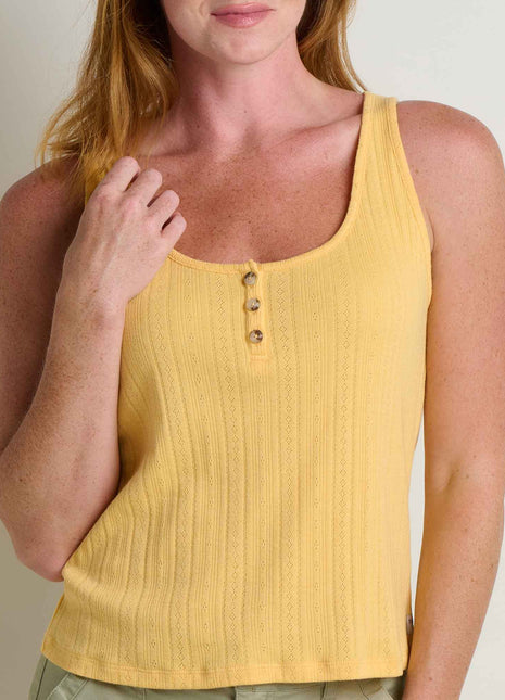 Women's  Foothill Pointelle Henley Tank