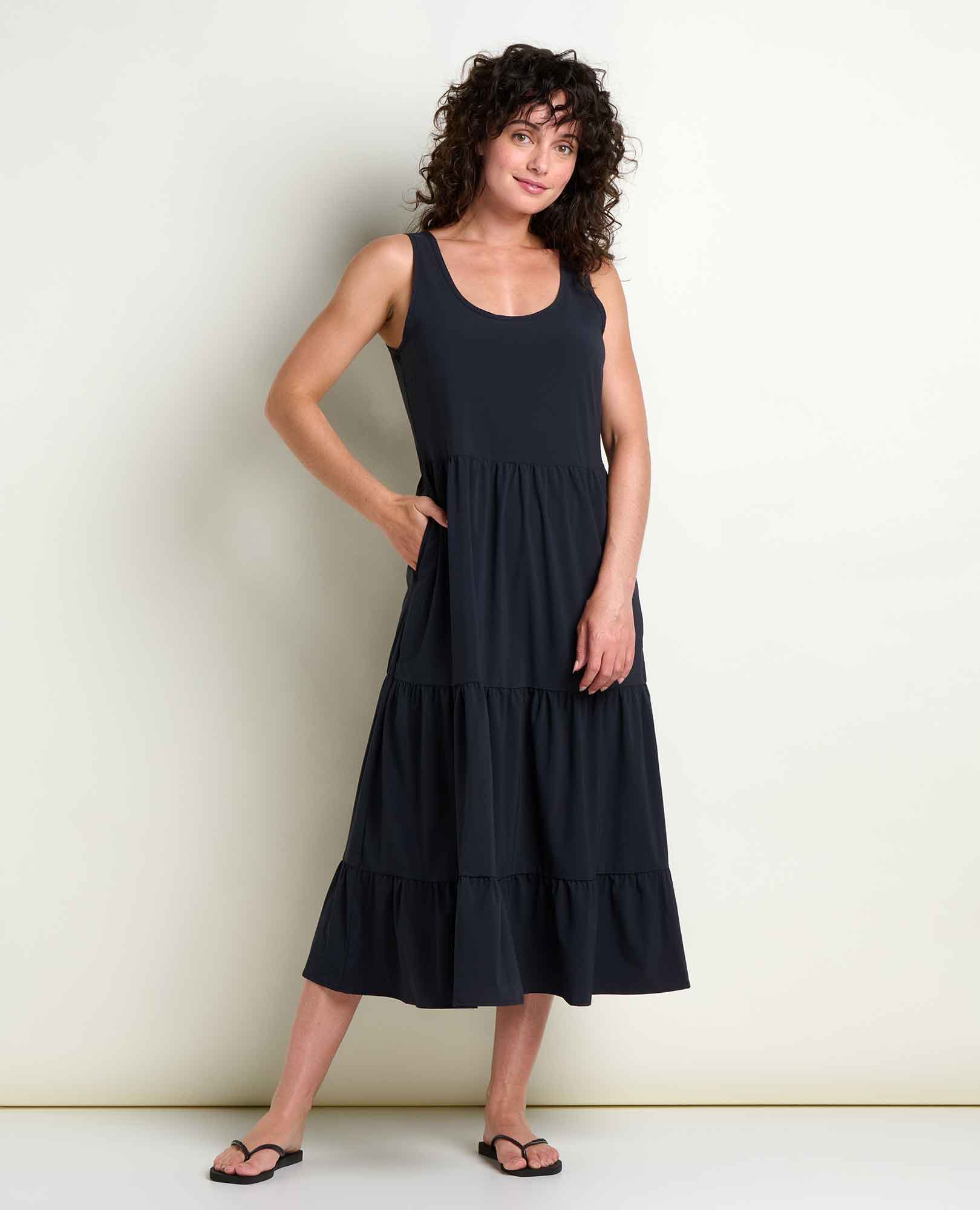 toad and co midi dress Toad&Co Crusher Midi Dress Packable A-Line Adventure Dress