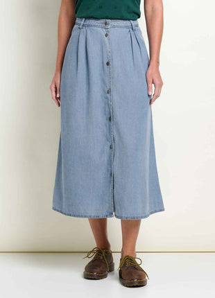 Women's Piñon Soft Denim Midi Skirt