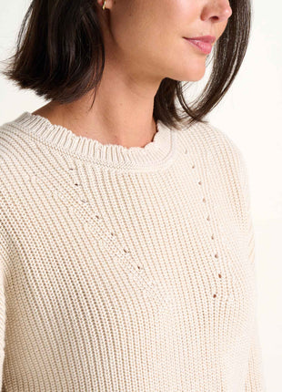 Women's Bianca Shaker Crew Sweater