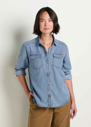 Women's Piñon Soft Denim Long Sleeve Shirt