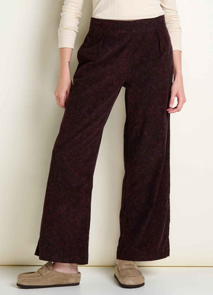 Women's Cattail Cord Wide Leg Pant