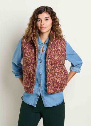 Women's Manzana Quilted Sherpa Vest