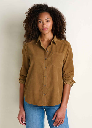 Women's Cattail Cord Long Sleeve Shirt