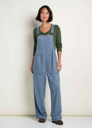 Women's Piñon Soft Denim Wide Leg Overall
