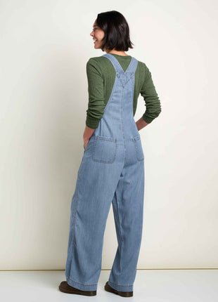 Women's Piñon Soft Denim Wide Leg Overall