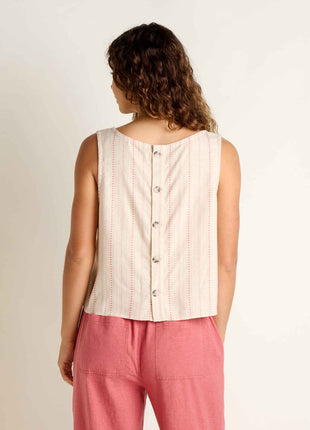 Women's Taj Hemp Button Back Tank