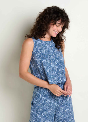 W's Sunkissed Button Back Tank