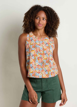 W's Sunkissed Button Back Tank
