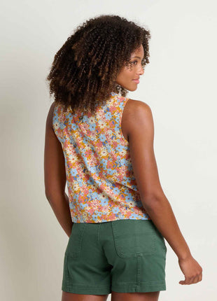 W's Sunkissed Button Back Tank
