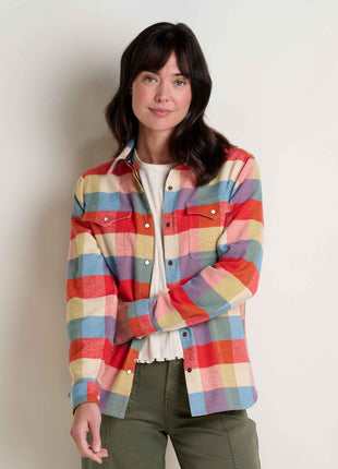 Womens Folk Yeah Shirt Jacket