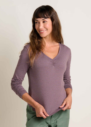 Womens Rose LS Tee