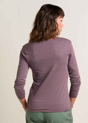 Womens Rose LS Tee