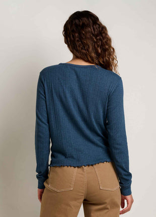 Women's Foothill Pointelle Long Sleeve Crew II
