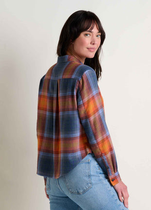 Womens Re-Form Long Sleeve Boxy Flannel