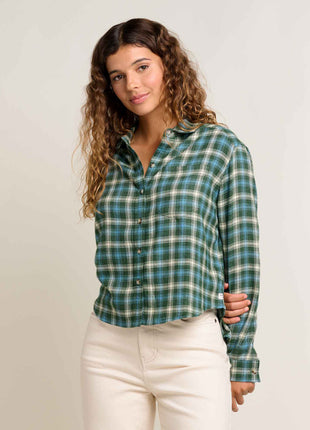 Womens Re-Form Long Sleeve Boxy Flannel