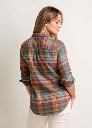 Womens Re-Form Flannel LS Shirt