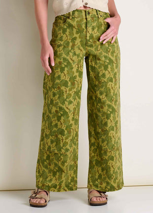 Womens Balsam Wide Leg Utility Pant