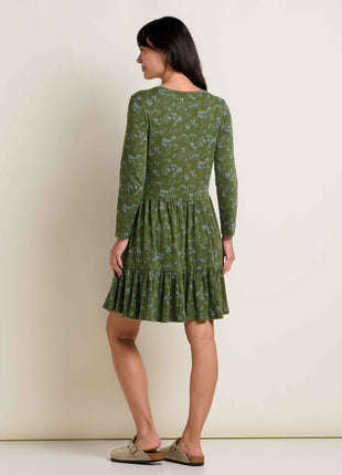 Womens Marley Tiered LS Dress