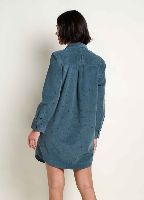 Women's Scouter Cord Popover Long Sleeve Dress
