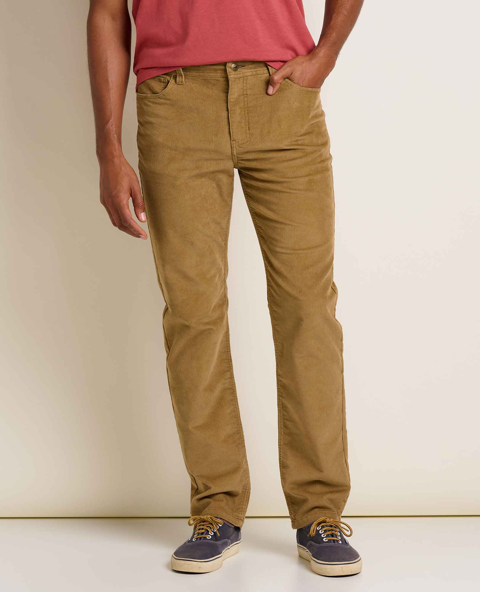 Mens Coaster Cord 5 Pocket Lean Pant – Toad&Co - Golden - ToadandCo -