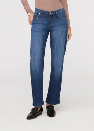 Women's Performance Denim Mid Rise Straight