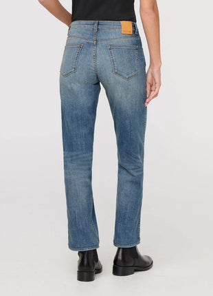 Women's Performance Denim Mid Rise Straight